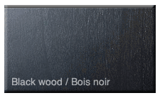 Black wood / Bois noir